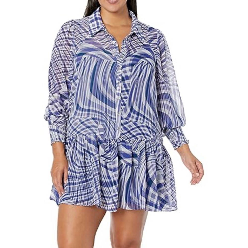 ARNA YORK COLLECTION LONG SLEEVE MINI DRESS…STORE RETURN